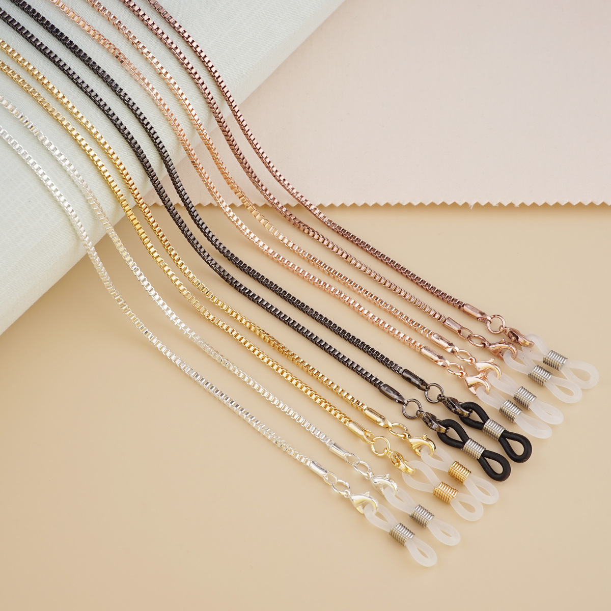 Picture of Sunglasses Accessories Hanging Chain Metal Presbyographic Sunglasses Glasses Chain Lanyard Glasses Rope Chain Venetian Glasses Chain