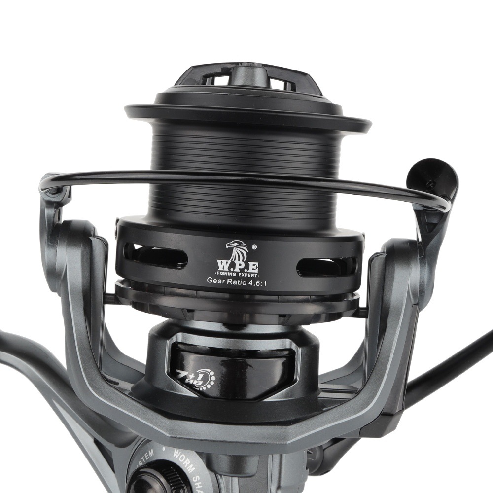 W.P.E Feeder Fishing Reel Aluminum Alloy Coil 4500/5500 Series 7+1Bbs 4.6:1 Feeder