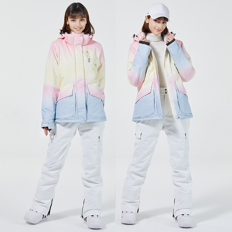 New Style Ski Suit Snowboard Double Board Women's Winter Outdoor Warm Thickened Korean Style