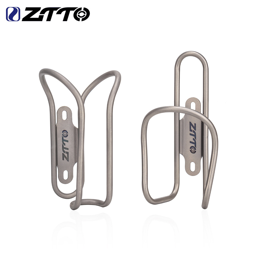 ZTTO titanium alloy kettle bracket road mountain bike water cup holder hollow titanium tube high strength riding accessories
