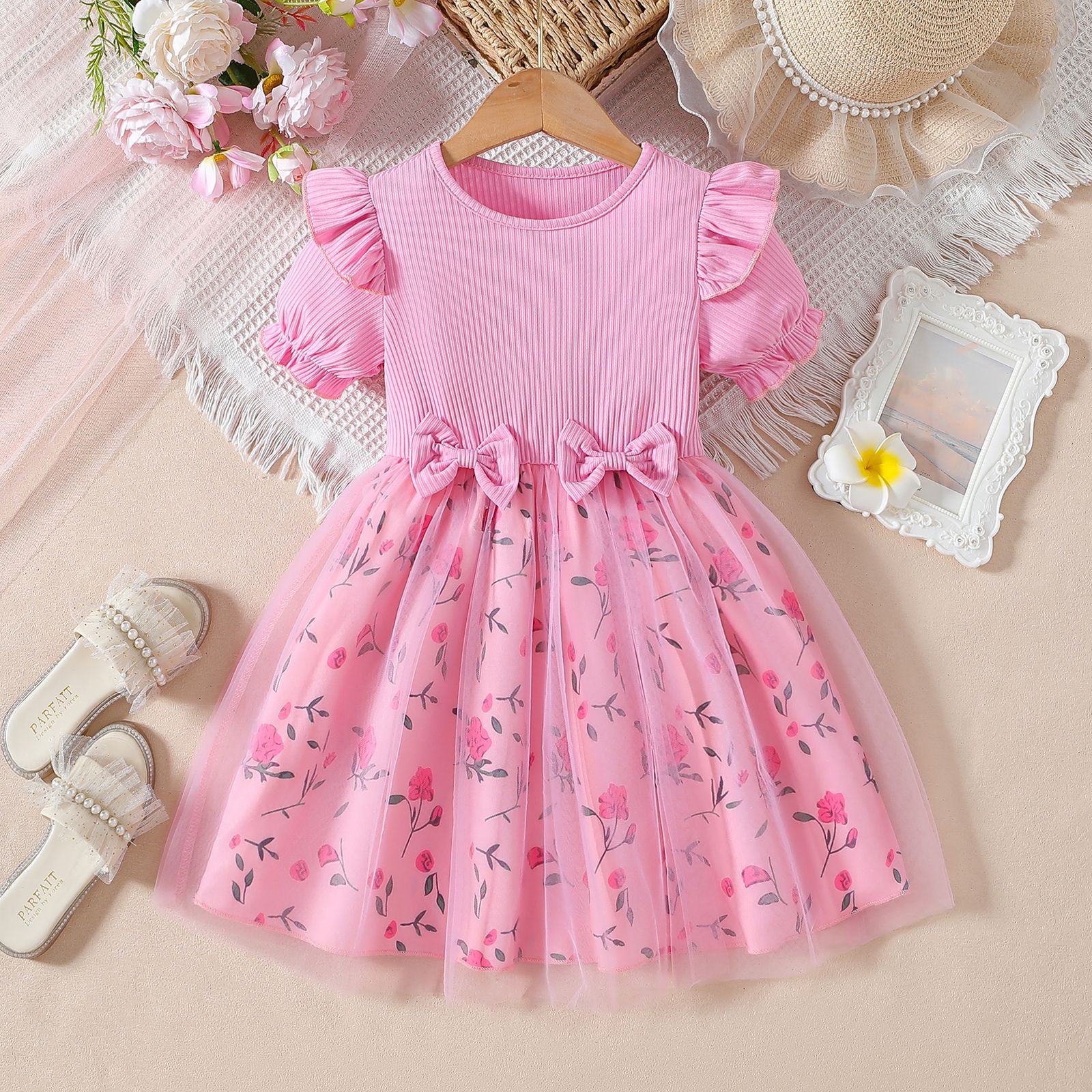 Foreign trade girls dress summer 2025 new style princess skirt children's skirt summer children's skirt tide