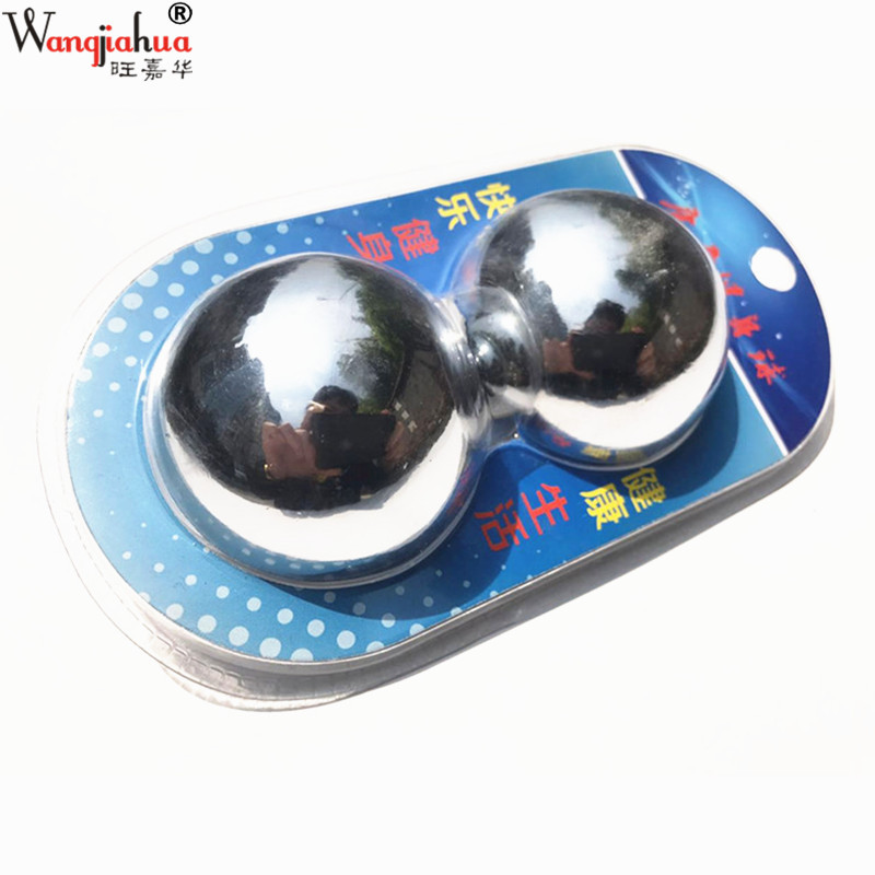 Picture of Fitness Steel Ball Baoding Iron Ball for the Elderly Kang Solid Handball Massage Turning and Holding Health Health Ball 55mm Suction Card Package
