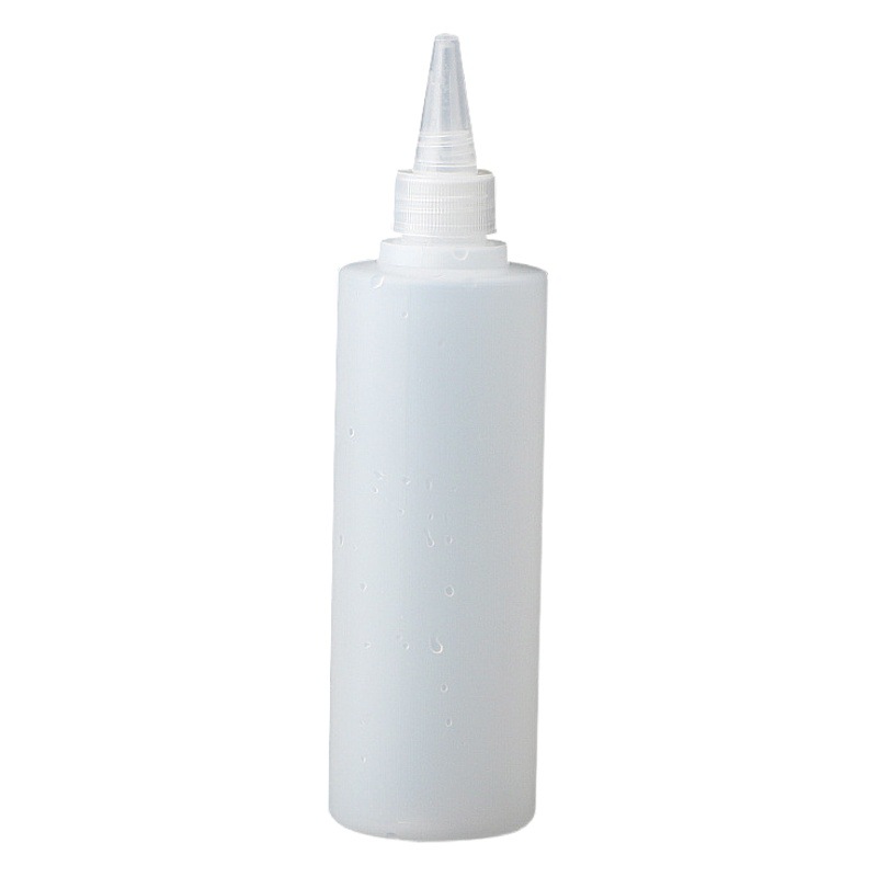 Wholesale 60ml500ml ml flat shoulder pointed nose bottle pe plastic bottle painting dye split bottle pointed nose bottle