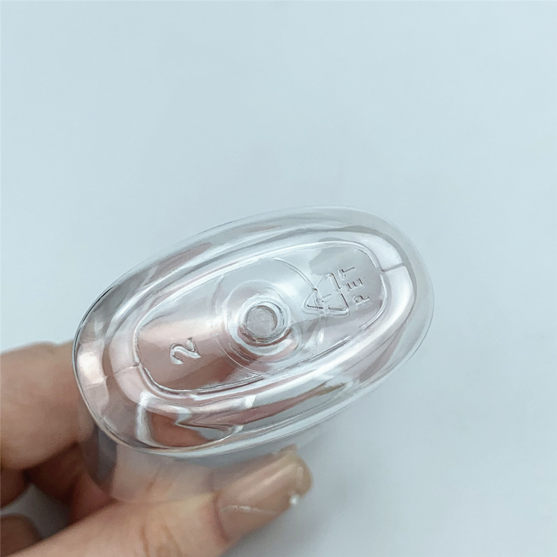 Picture of pet pointed mouth flat bottle pigment ink filling bottle 60ml100ml250ml500ml electric hair water cap bottle