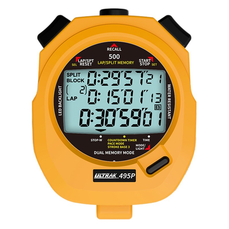 Electronic stopwatch DT495P Dinger ULTRAK Osek 500 Channel 3 Row Display Timer Track and Field Training