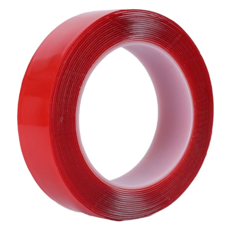 Acrylic double-sided tape 0.5mm thick strong temperature-resistant nameplate photo frame waterproof red film seamless transparent double-sided tape