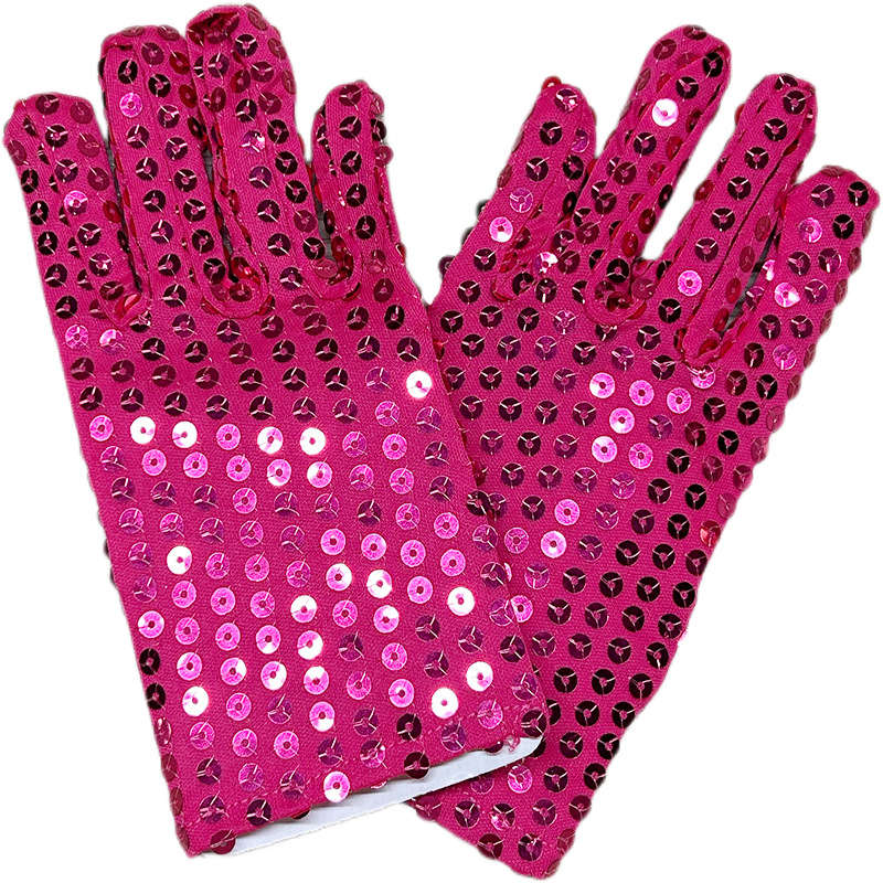 Picture of Children's Day Stage Sequin Gloves Become Children's Performance Dance Gloves for Party Night Dance Performances