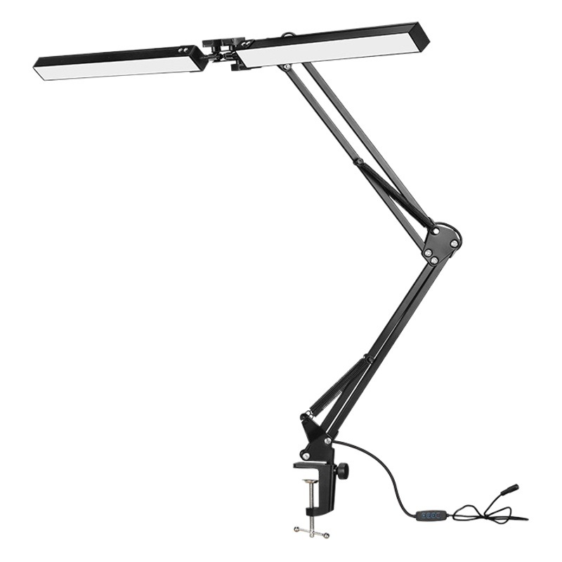 Cross-border LED learning lighting desk reading lamp long arm clip design work computer eye protection Desk Lamp