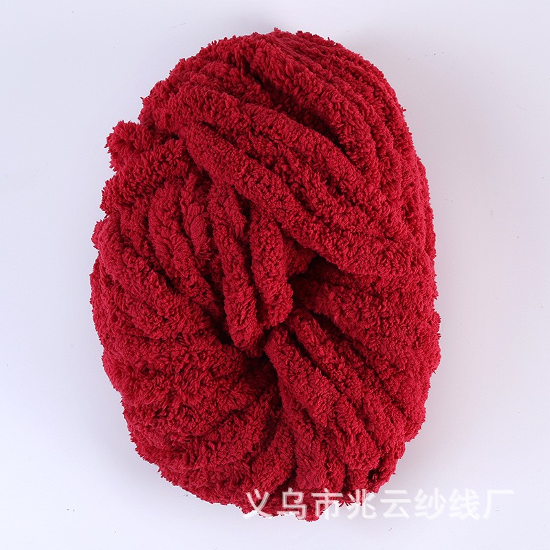 Picture of Extra thick ice bar thread cat tail Iceland thread hand-woven DIY scarf blanket floor mat cat nest sofa cushion line