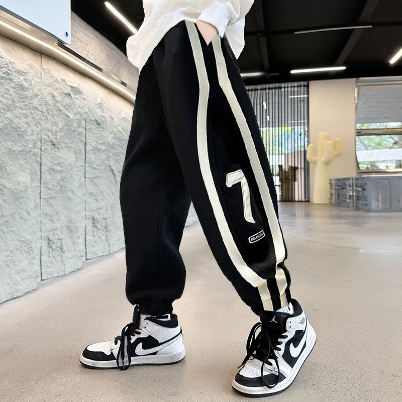 Picture of Boys' Lightweight Pants Spring and Autumn 2025 Children's Long Pants for Older Students Trendy Korean Style Sports Pants