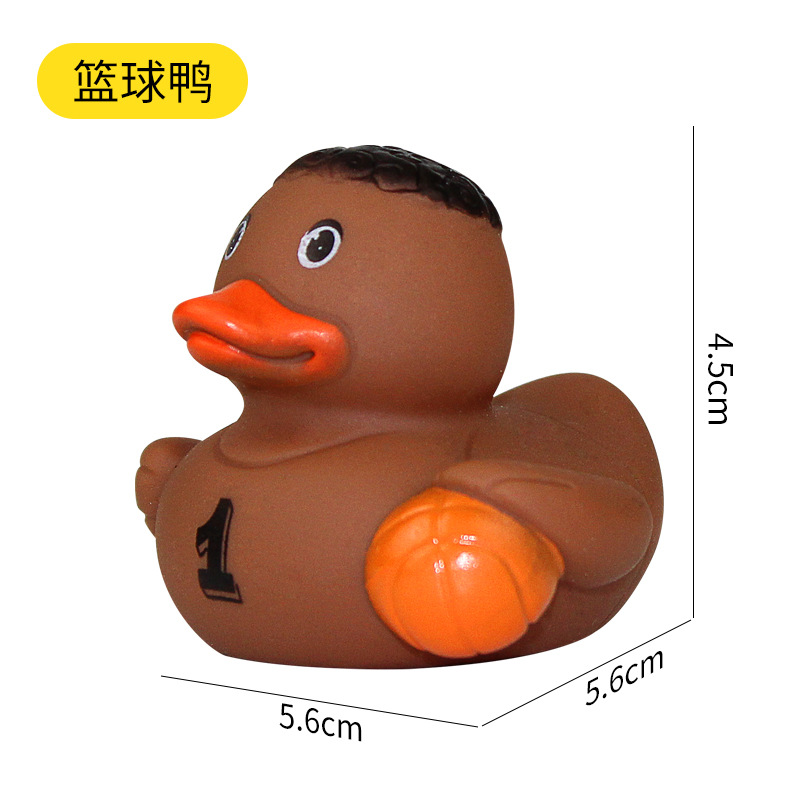 Picture of Creative Sports duck shape small yellow duck toy pinch sound baby bath toy water floating small yellow duck