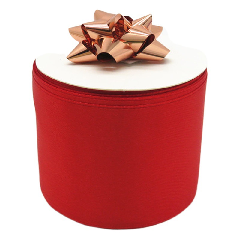 Cross-Border Ribbon Rainbow Film Star Flower Fireworks 1 Inch 2inch 3inch Latte Christmas Packaging Gift Box Decoration