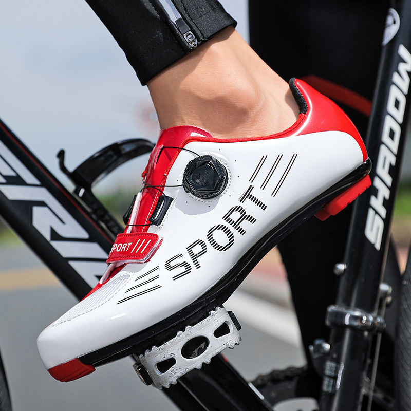 New Cycling Shoes Hard-Soled Road Cycling Shoes for Men and Women Mountain Fashion Lockable Cycling Shoes Sports Shoes