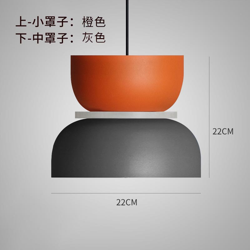 Picture of Source Cross-Border Direct Sales Simple Nordic Restaurant Lamp High-End Living Room Chandelier Macaron Acrylic Chandelier