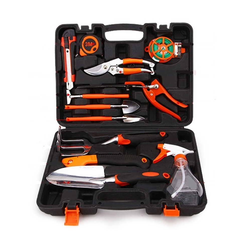 12 PCs garden tools gift suit gardening tools combination aluminum alloy garden shovel household combination tools