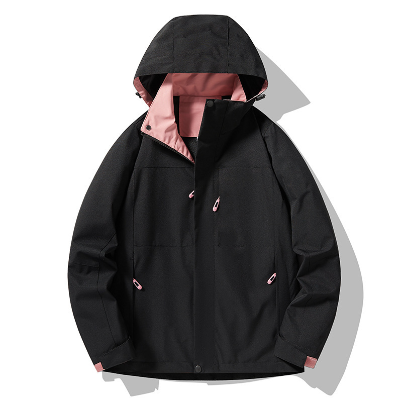 Picture of Spring and Autumn Thin Jacket 2024 New Windproof Waterproof Jacket Men's Breathable Casual Hat-off Soft Shell Mountaineering Suit for Women