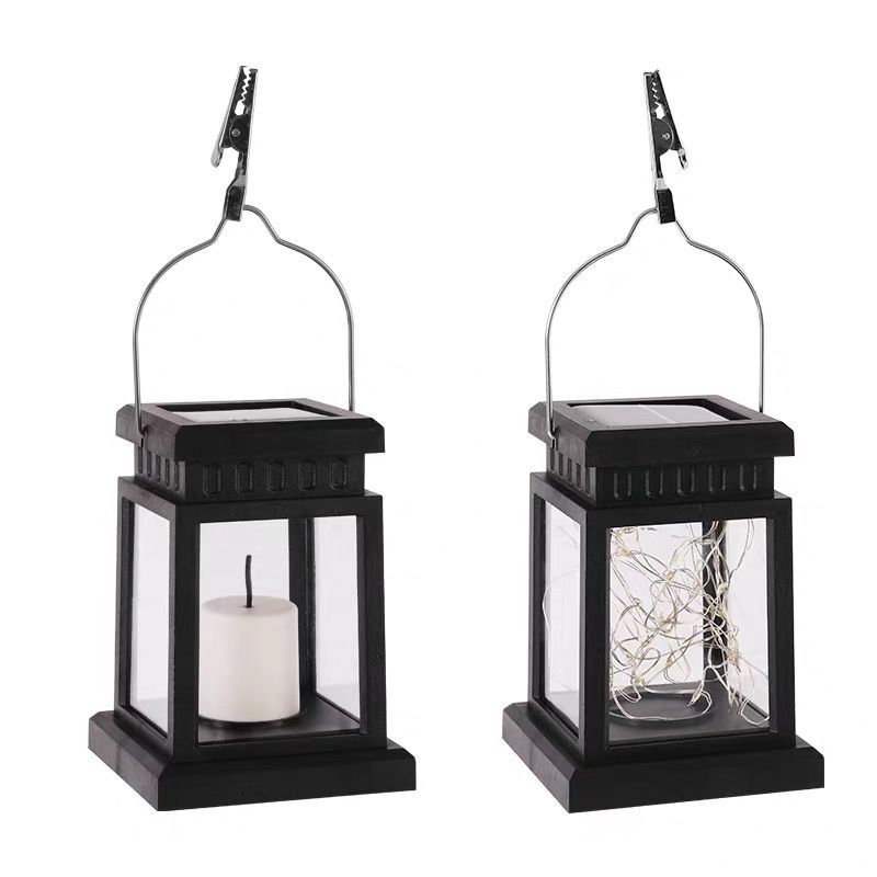 Solar copper wire small palace lamp outdoor waterproof garden hanging lamp balcony decorative lamp