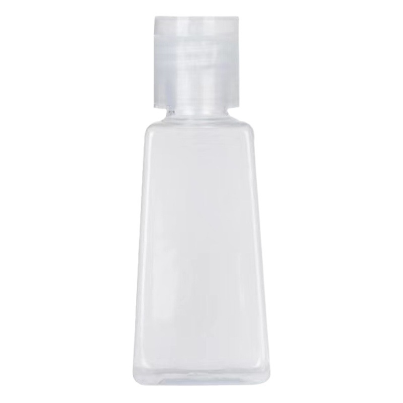 In stock 30 ml60ml trapezoidal flip plastic bottle cosmetic lotion squeeze bottle disposable hand gel sub-bottle