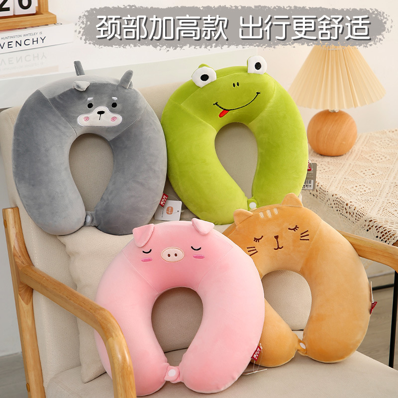 Picture of Cartoon animal slow rebound memory cotton U-shaped pillow leisure house office travel neck pillow neck pillow U-shaped pillow wholesale