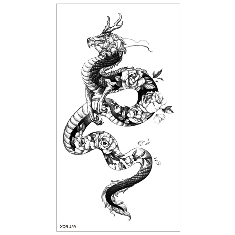 Picture of New Half Arm Tattoo Stickers Cross-border Amazon Hot Selling Set Dark European and American Realistic Waterproof Tattoo Stickers Wholesale