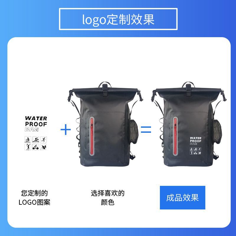 Picture of Cross-Border Pvc Backpack Outdoor Sports Waterproof Bag Mountaineering Camping Men's Travel Bag Student Computer Backpack