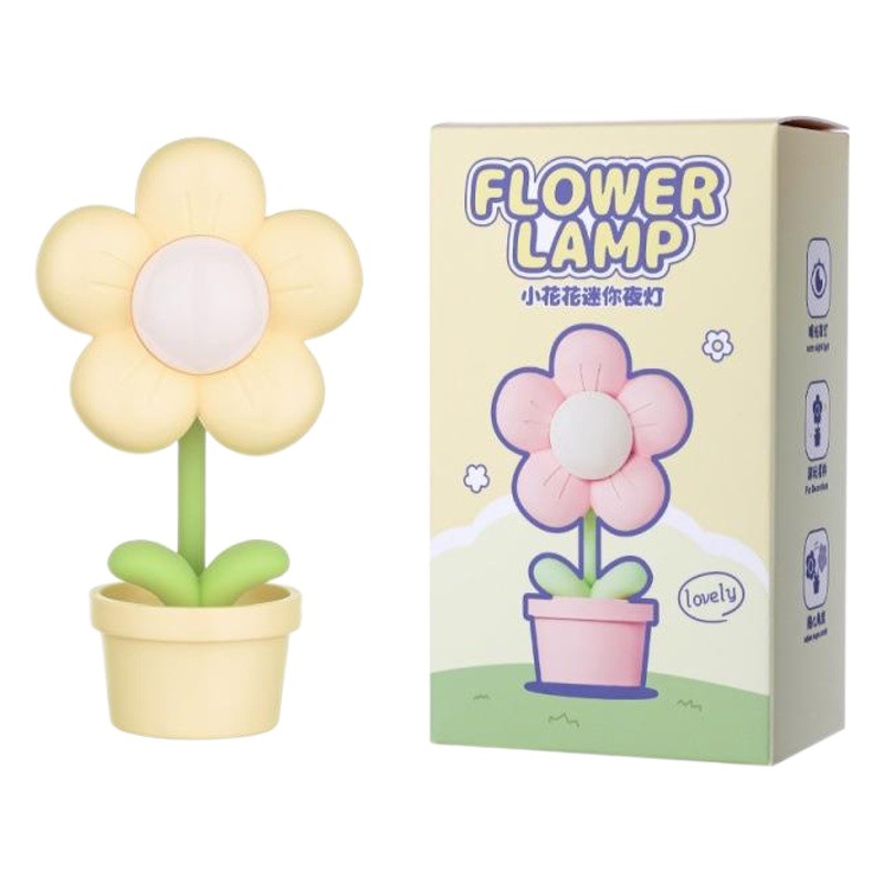 2023 new Mini small flower night light cute atmosphere bedside lamp creative desktop ornaments cross-border small gifts
