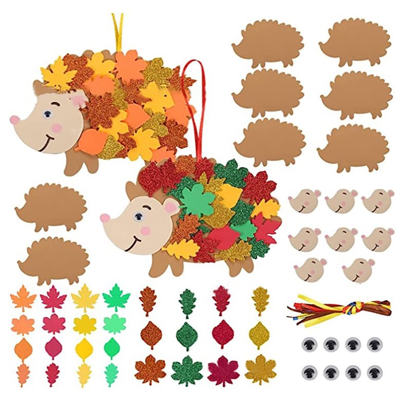 Picture of Autumn Theme DIY Decorative Craft Set Children's Gift Thanksgiving Halloween Art Decorative Pendant