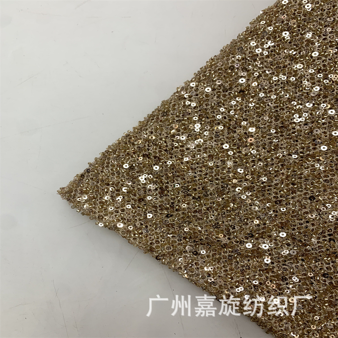 Fashion encryption bead tube hole sequins hollow lace fashion dress wedding dress hair hat shoes lace accessories LACE