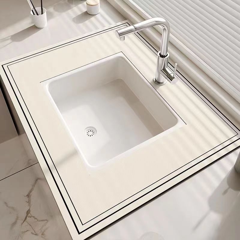 Kitchen Drain Mat Modern Simple Style Diatom Mud Anti-scalding Placemat Sink Absorbent Mat Can be Cut