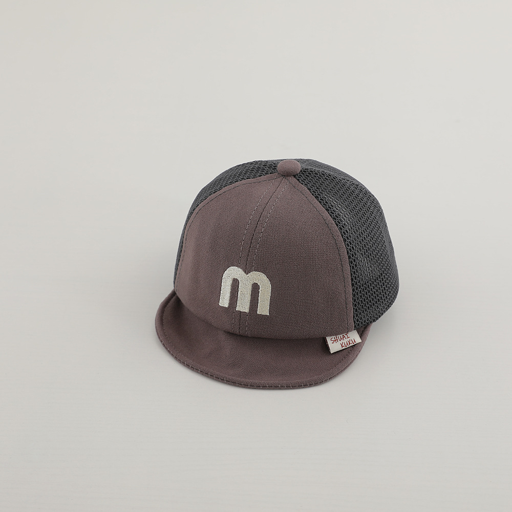 Picture of Baby Hat Summer Thin Boys' Cap Shading Mesh Breathable Cool Cap Baby Girl Sunscreen Baseball Cap Trendy