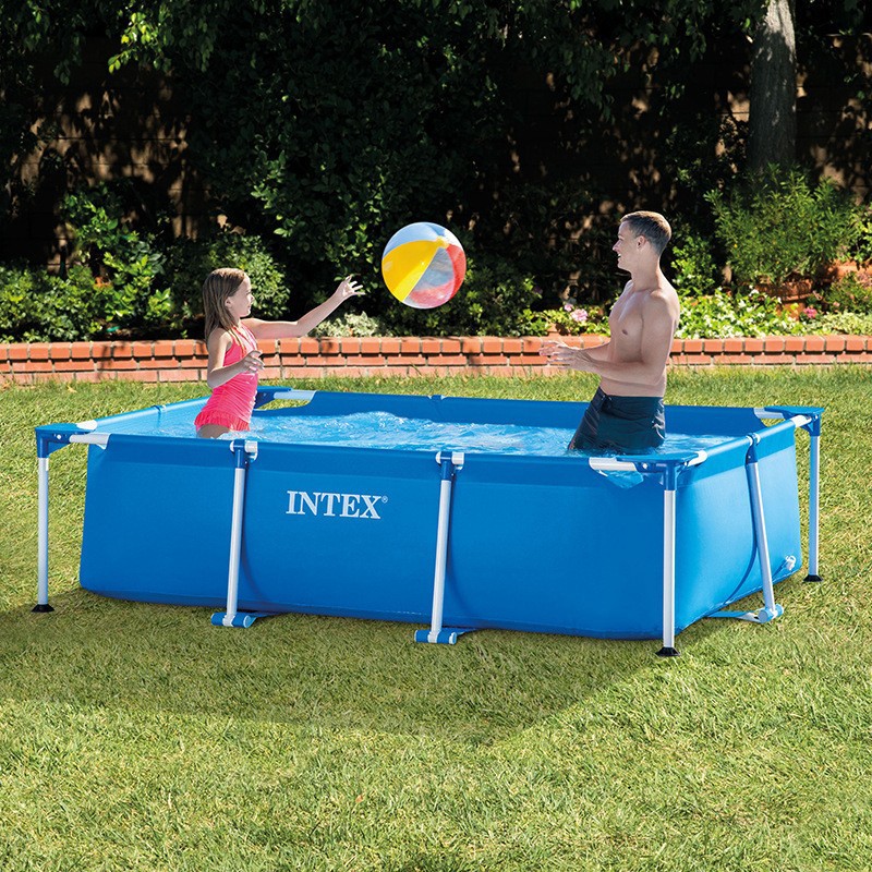 INTEX28272 bracket swimming pool large children's home swimming pool thickened summer open-air pool oversized folding