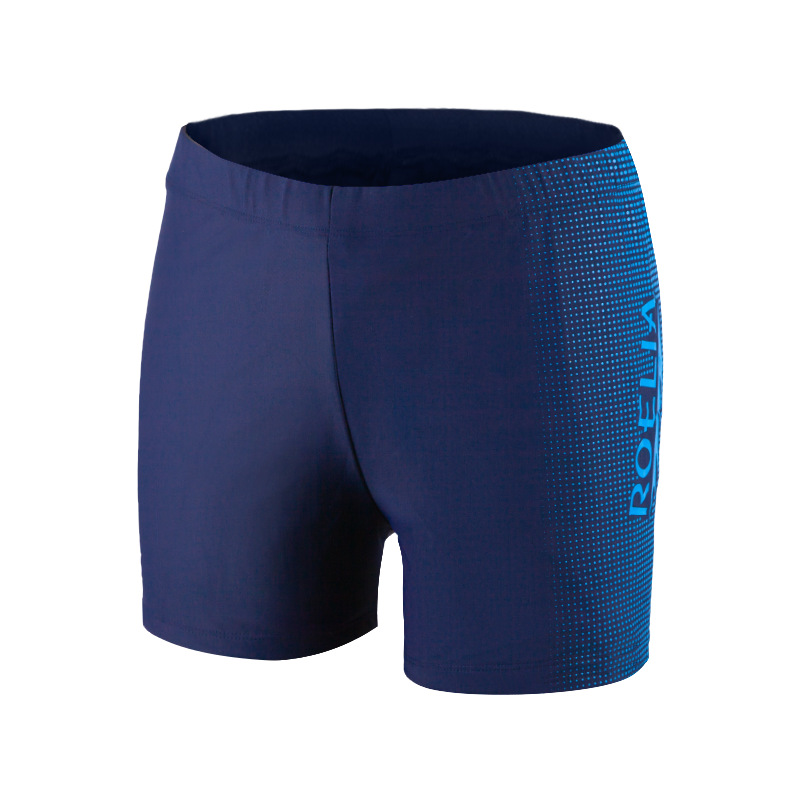 Picture of Wholesale swimming trunks men's factory direct supply blue and red flame plus size men's boxer swimming trunks wholesale hot spring Beach
