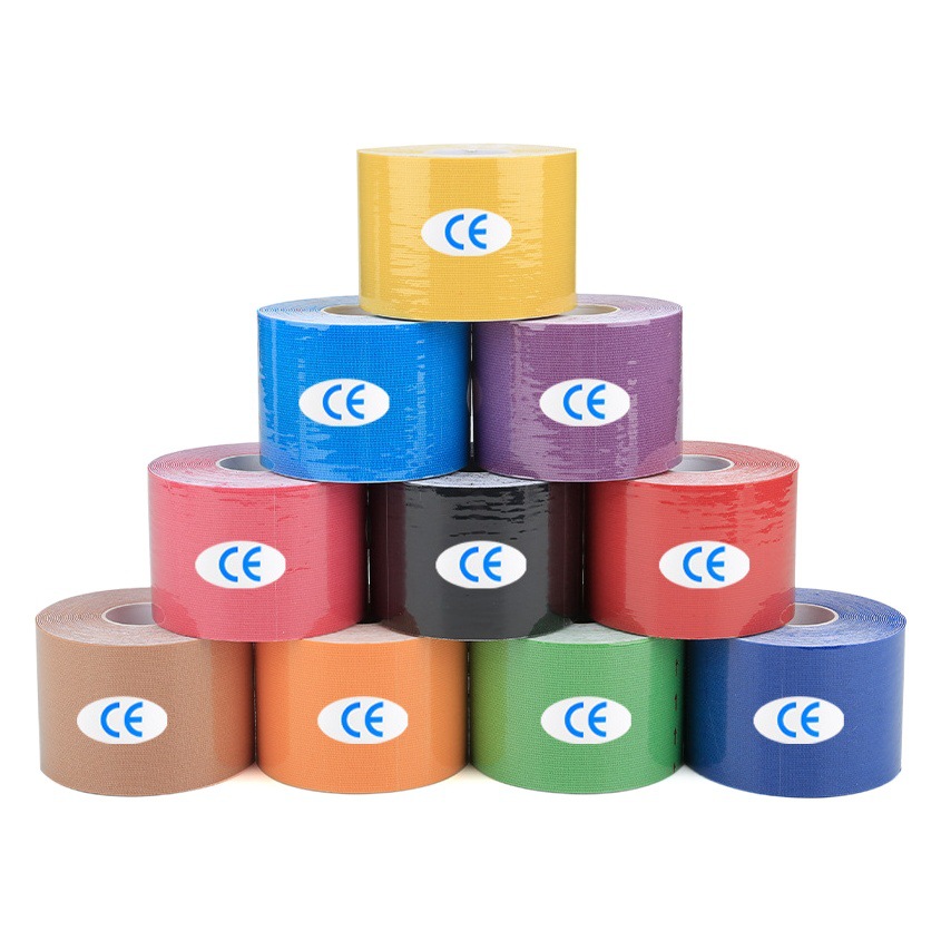 Picture of Muscle Paste Elastic Bandage Elastic Sports Tape Athlete Muscle Effect Paste Knee Pad Elbow Fitness Self-adhesive Bandage