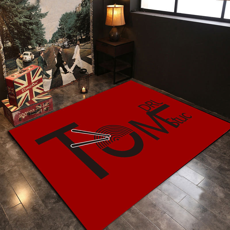 Picture of Factory wholesale in stock drum carpet mat jazz drum non-slip mat sound insulation dust removal carpet drum blanket a generation of hair