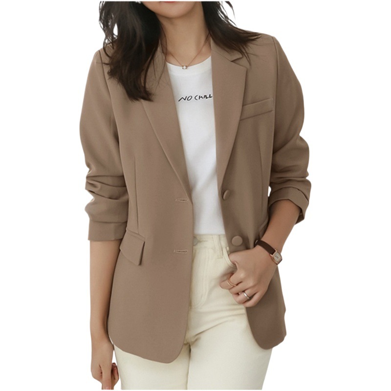 New Jacket Temperament Popular Suit in stock Wholesale Korean Solid Color Suit Fashion Trend Women Suit