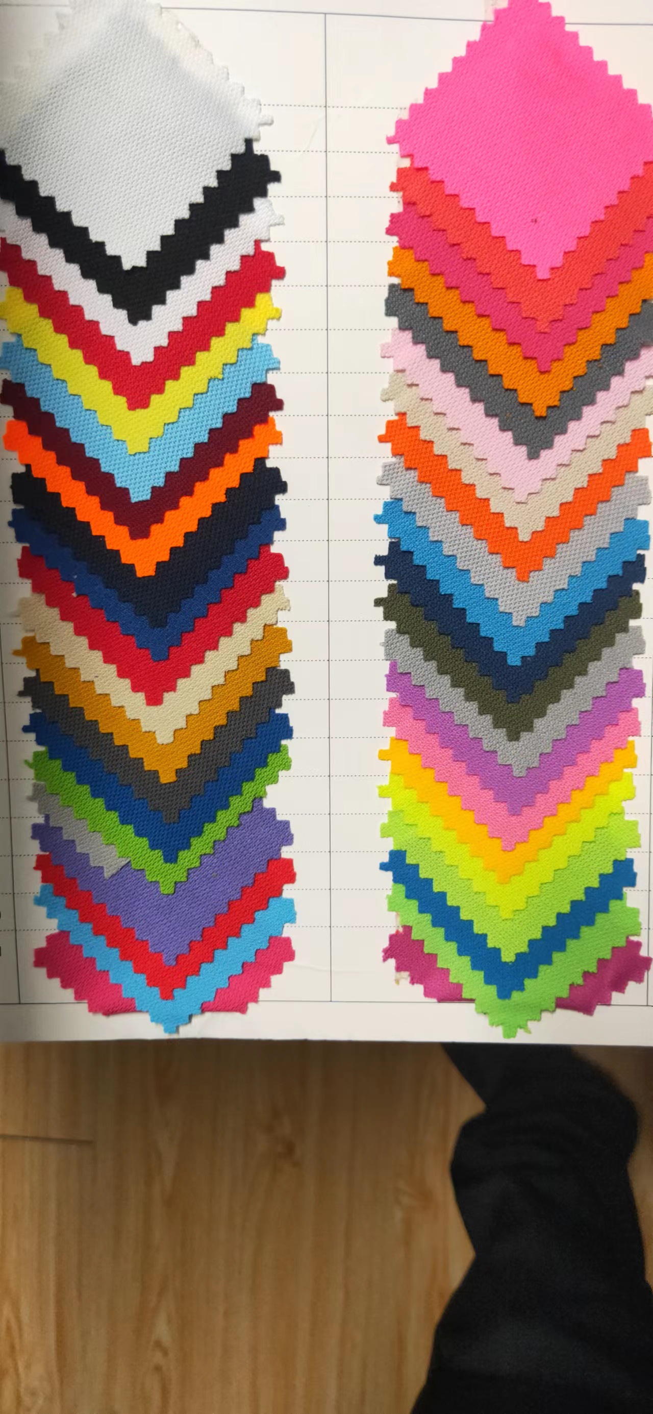 Picture of Knitted Bird's Eye Mesh Composite Sponge Gloves Shoe Material Car Ceiling Sponge Cloth Bird's Eye Cloth Composite Fabric