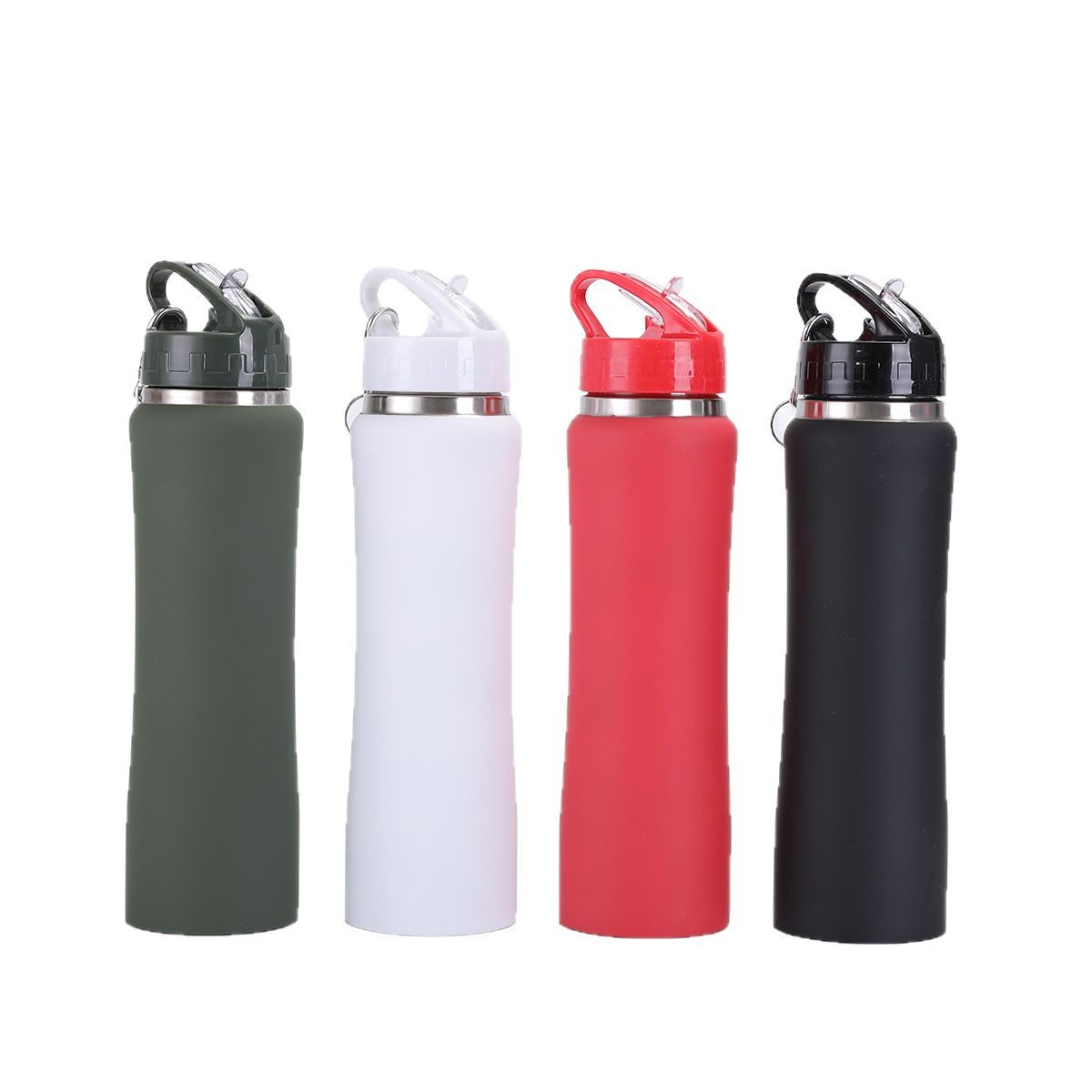 Picture of Cross-border 304 stainless steel straw accompanying cup small waist large capacity thermos cup outdoor portable sports kettle