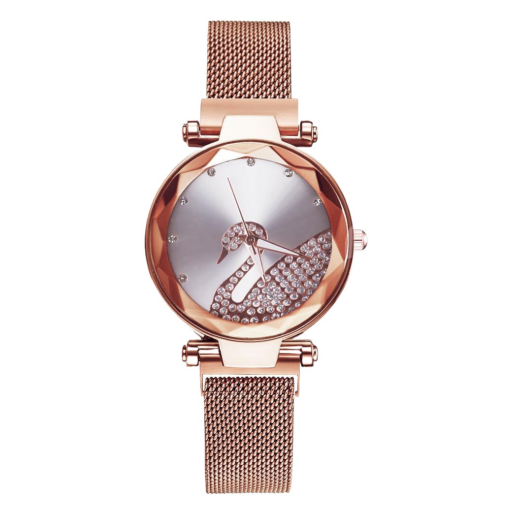 Watches Women Set Two-Piece Watch Set Ladies Drainage Micro-Business Magnet Magnet Watch Set