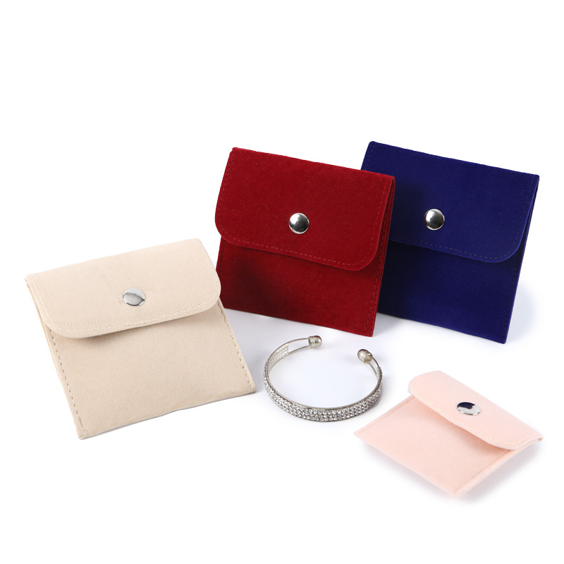 Flannel jewelry ring necklace storage bag earphone change purse bag Wenwan lipstick bag