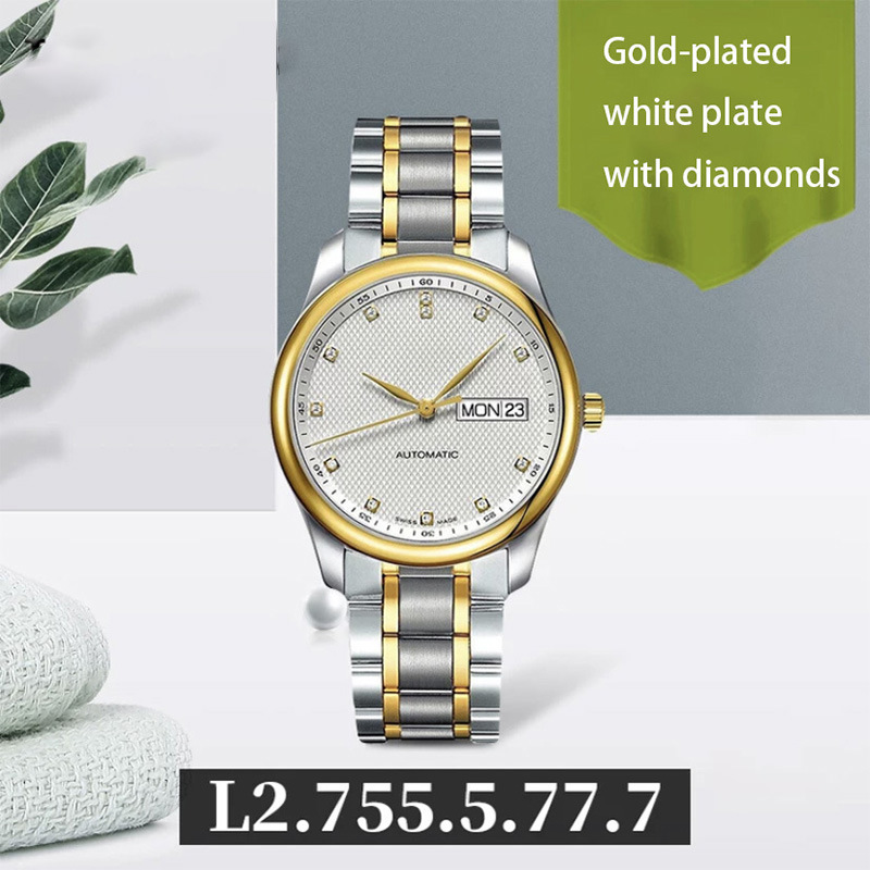 Picture of High-Quality Watch Famous Craftsman Classic Three-Hand Fashion Ultra-Thin Steel Band Fully Automatic Mechanical Watch Men's Danaleno Watch