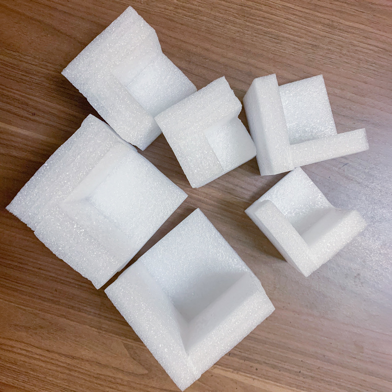Spot wholesale epe Pearl cotton corner protection three-sided right angle edge protection photo frame furniture corner protection shock-absorbing packaging material