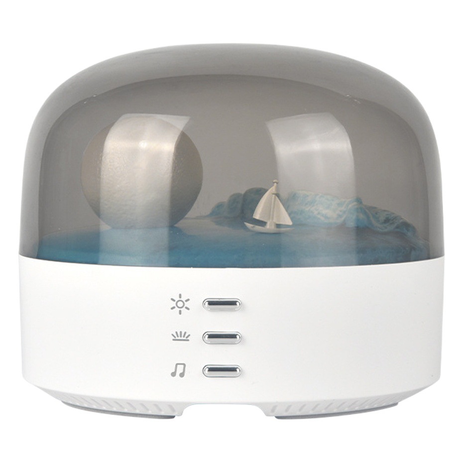Crescent Speaker Night Light Creative Gift Corporate Annual Meeting Bedside Lamp Led High-Looking Bedside Ornament Rechargeable Night Light
