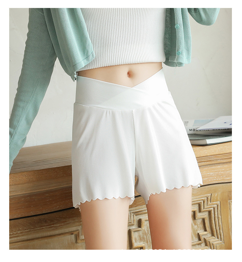 Picture of Maternity Clothing Pregnant Women's Pants Leggings Short Shorts Safety Pants Anti-light Ice Silk Thread Pregnant Women's Pants Summer Women