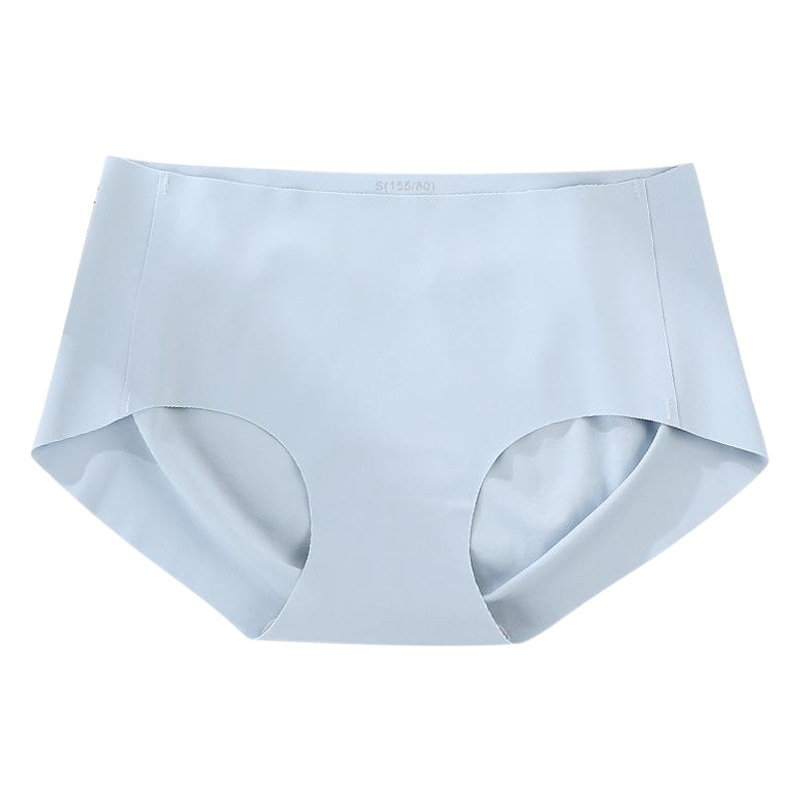 One-piece Seamless Underwear Women's Ice Silk Low-waist Briefs New Mulberry Silk Yoga Sports Underpants