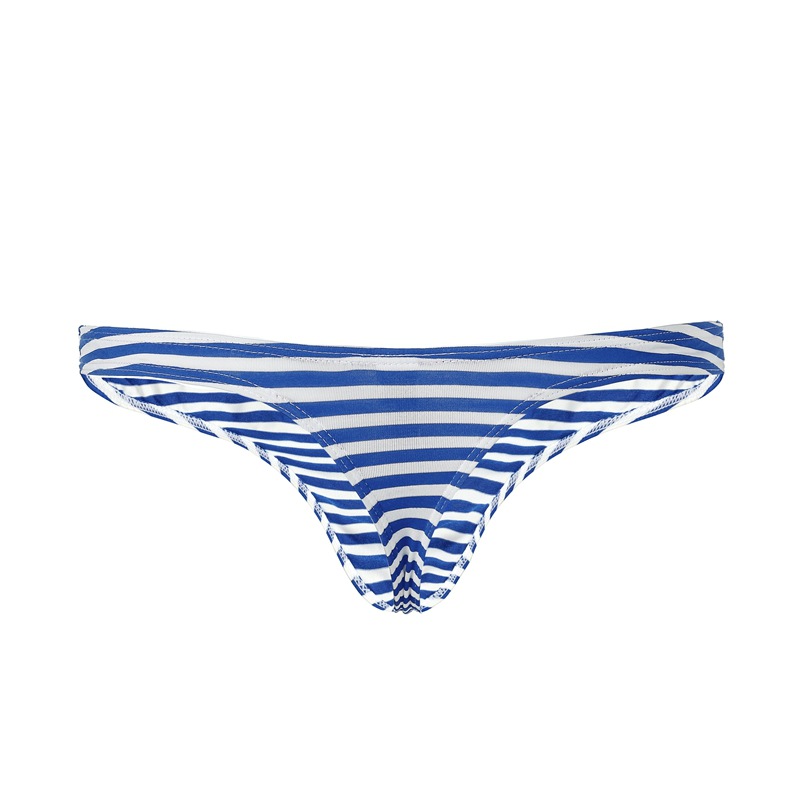 Picture of Underwear Men's Cotton Striped Fashionable Comfortable G-string Men's Low Waist Sexy High-end Youth Trousers