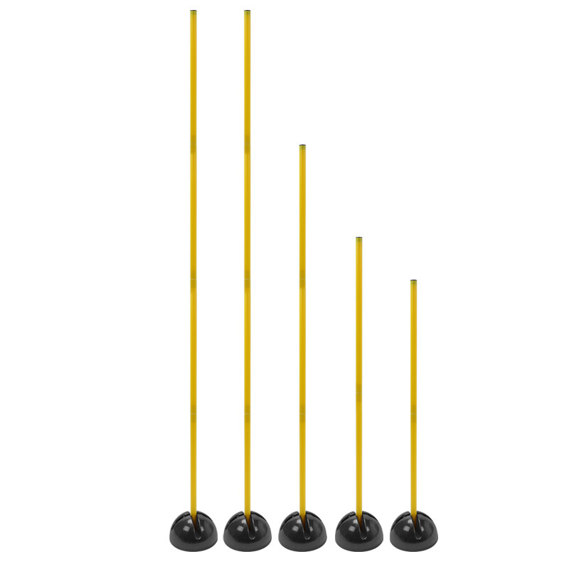 Disassemble the football sign pole 1 meter 1.5 meter joint splicing pole basketball dribble around the pole senior high school entrance examination football angle flag pole