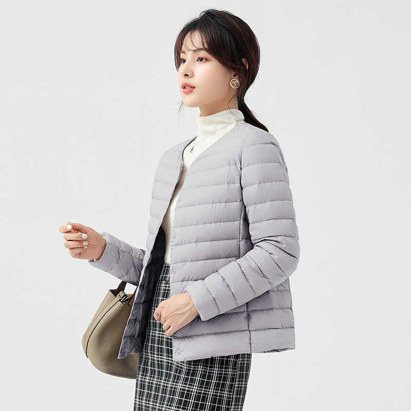 Picture of Autumn and winter 2024 new lightweight down jacket liner light thin fashion warm down jacket women's short