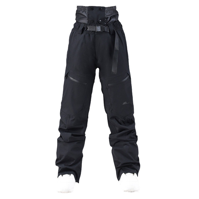Picture of New outdoor sports windproof waterproof thermal single and double board skiing casual cotton snow pants e-commerce support distribution delivery