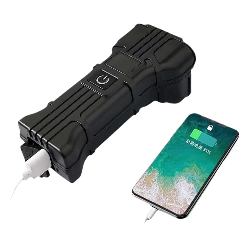 New 12led bicycle lights with digital display horn warning lights can be emergency rechargeable outdoor riding 400lm headlights