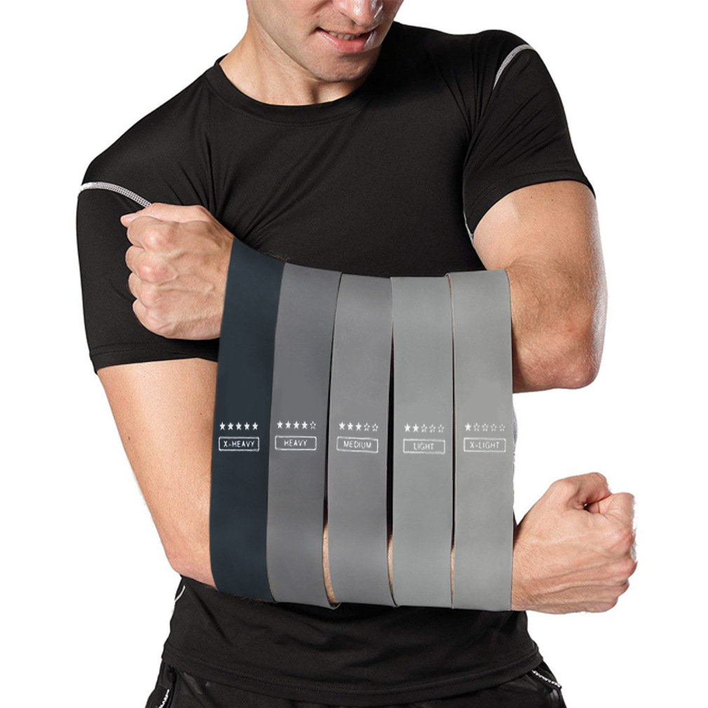 Amazon Explosions Yoga Fitness Pull Ring Strength Training Resistance Band Rehabilitation Sports stretch Band set in stock